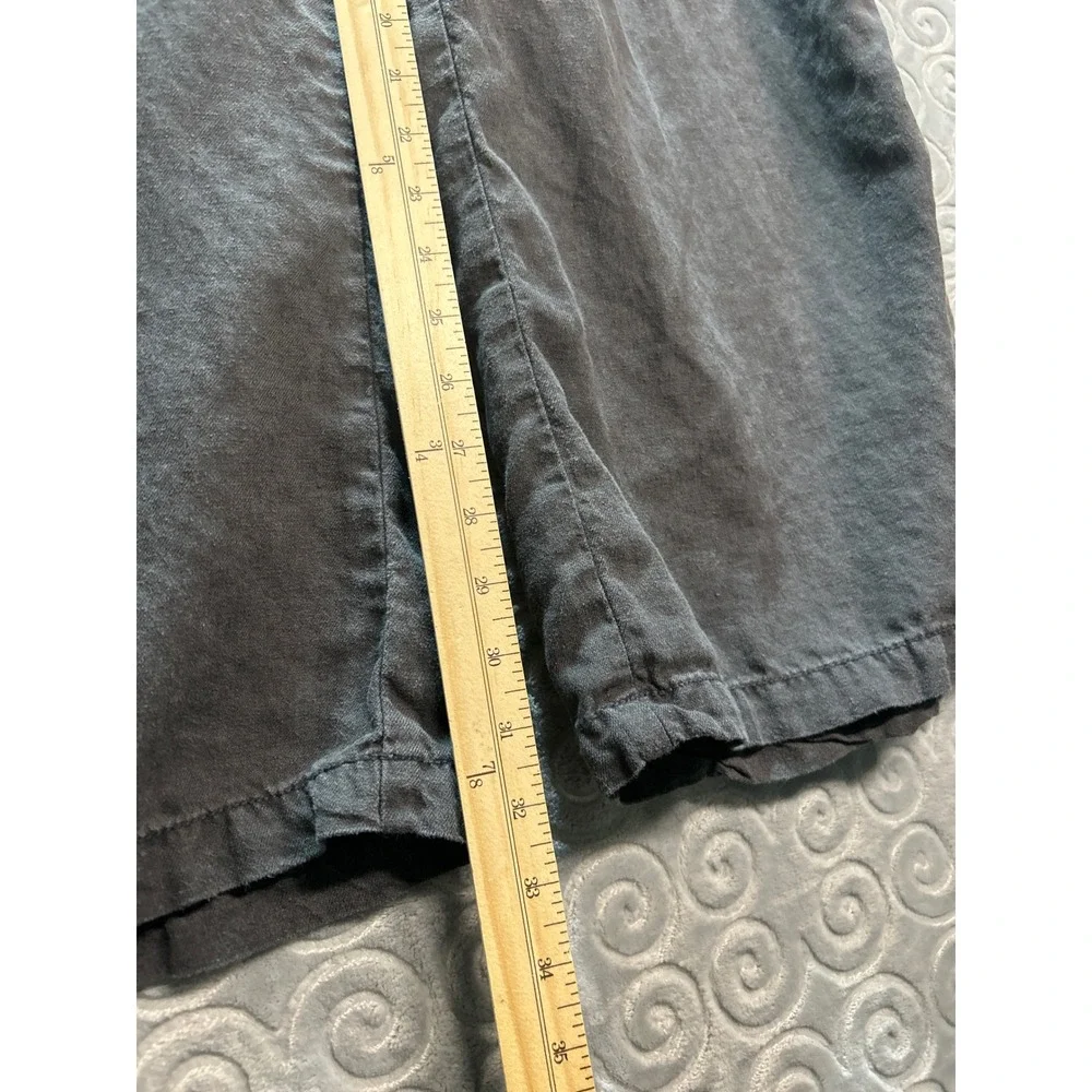 American Eagle Womens Gray Linen Blend Wide Leg‎ Casual Pants Size 8 - Picture 4 of 7